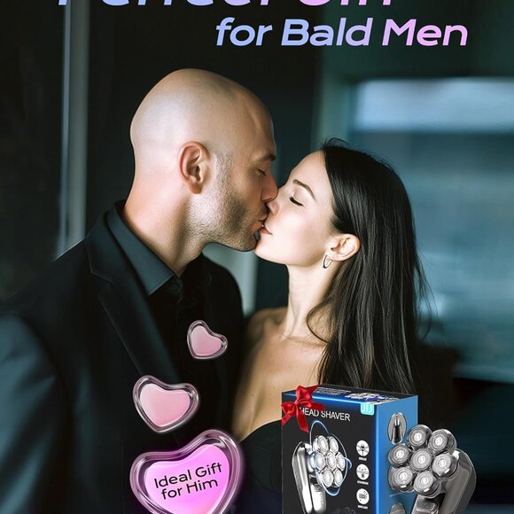 Head Shavers for Bald Men - 5-in-1 Electric Head Shaver Grooming Kit - Picture 9 of 9